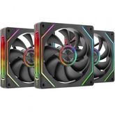 Kit 3 Ventiladores Auxiliar Mf-linkfinity 2 Negro Mars Gaming